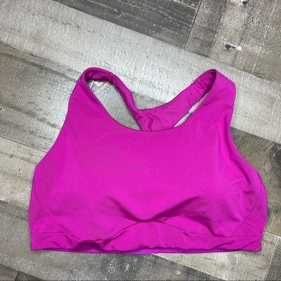 Athleta Circuit Fuchsia Sports Bra medium - Picture 8 of 10
